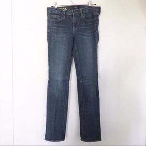 J Crew Factory Matchstick Straight Stretch Jeans